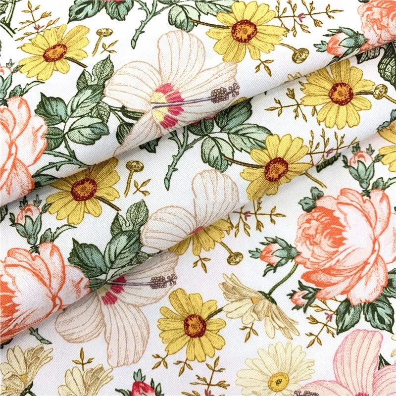 TMIE-08-3-3 120GSM ผ้า Poplin โพลีเอสเตอร์พิมพ์ลายทแยงแบบกำหนดเอง