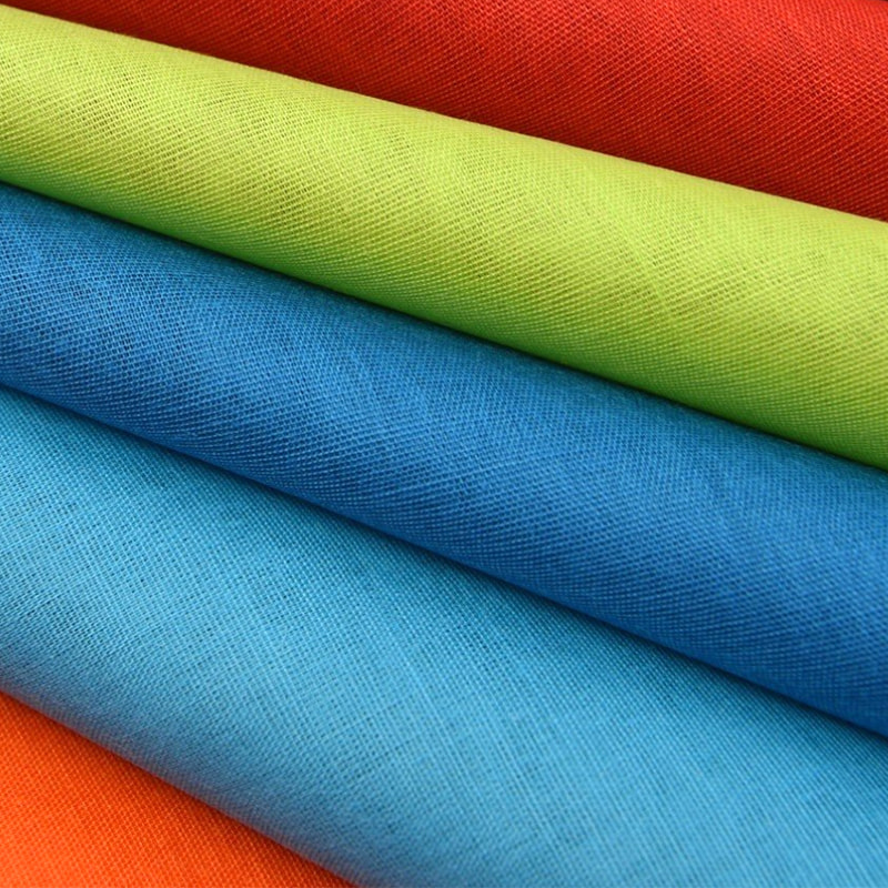 TMIE-08-5-2 ความกว้าง 112 ซม. น้ำหนักเบา 75GSM สีที่กำหนดเองและมากกว่า 100 สีย้อมผ้า Poplin โพลีเอสเตอร์ซับ