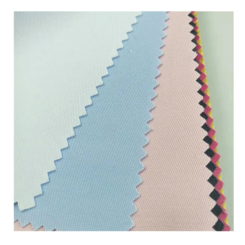 TMIE-08-4-2 น้ำหนักกลาง 115GSM ผ้าย้อมโพลีเอสเตอร์ Poplin Twill
